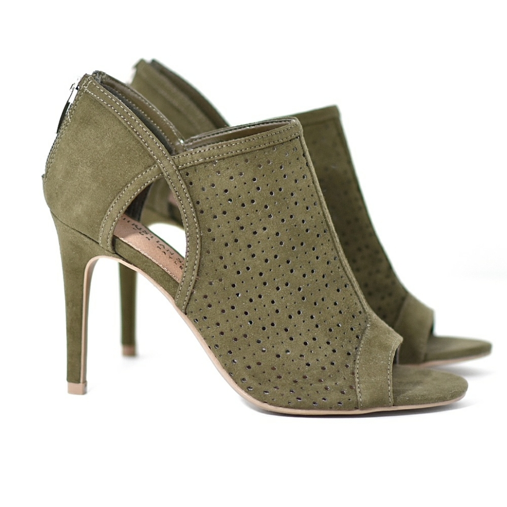 Christian Siriano Olive Green Heels